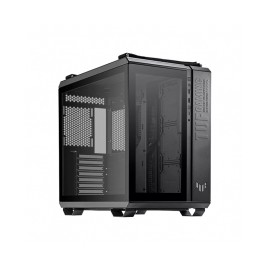 Gabinete Asus TUF Gaming GT502 Black | ATX, Micro-ATX, Mini-ITX | Doble Cámara | Vista Panorámica | Panel frontal con USB tipo 