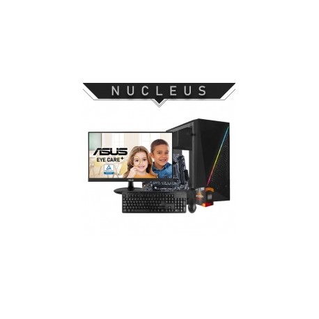 PC Gamer Nucleus | AMD Ryzen 5 5600G | 8GB 3200Mhz | SSD 480GB | Monitor | Teclado y Mouse